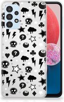 Telefoonhoesje Samsung Galaxy A13 4G Silicone Back Cover Silver Punk