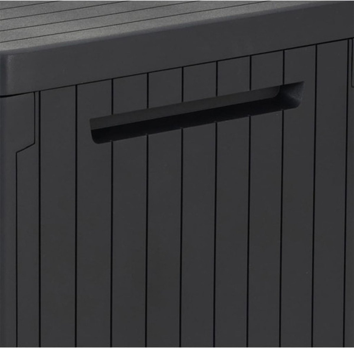 Keter City Opbergbox - 113L - 57.8x44x54.8 cm - Antraciet