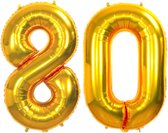 Ballon Feuille Numéro 80 Ans Or Anniversaire Décoration Hélium Numéro Ballons Décoration De Fête Avec Paille - 86cm