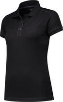 Macseis Polo Signature Powerdry dames zwart/fluorgroen maat  M