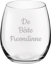 Gegraveerde Drinkglas 39cl De Bêste Freondinne