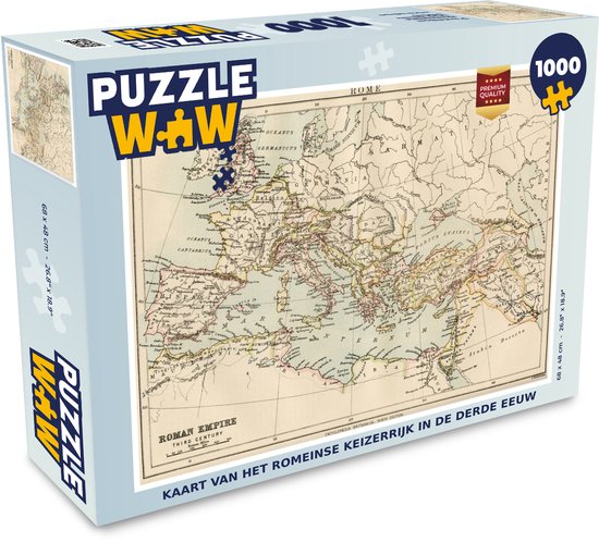 Puzzel Geschiedenis - Rome - Landkaart - Legpuzzel - Puzzel 1000 stukjes  volwassenen | bol.com