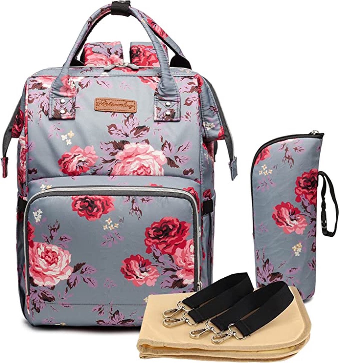Luxe luiertas - baby tas - luier rugzak - premium kwaliteit - pasgeboren baby