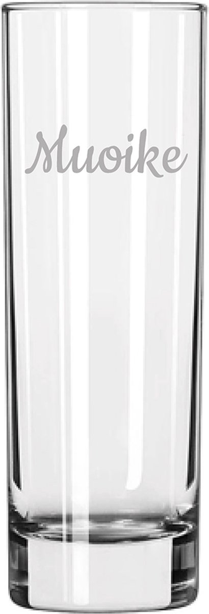 Gegraveerde longdrinkglas 22cl Muoike