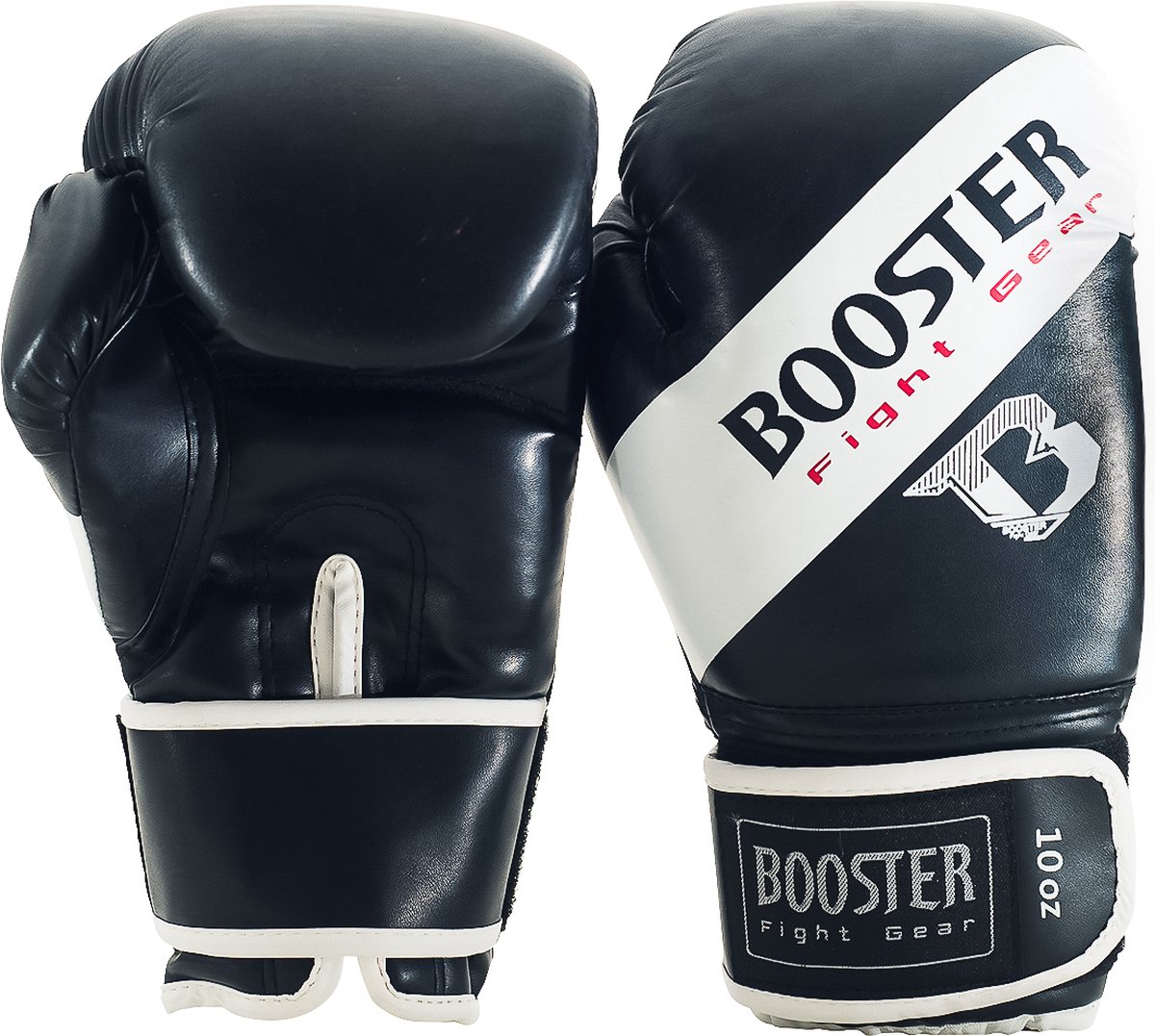 Booster Fight Gear - BT Sparring Bokshandschoenen - White Stripe - 14oz