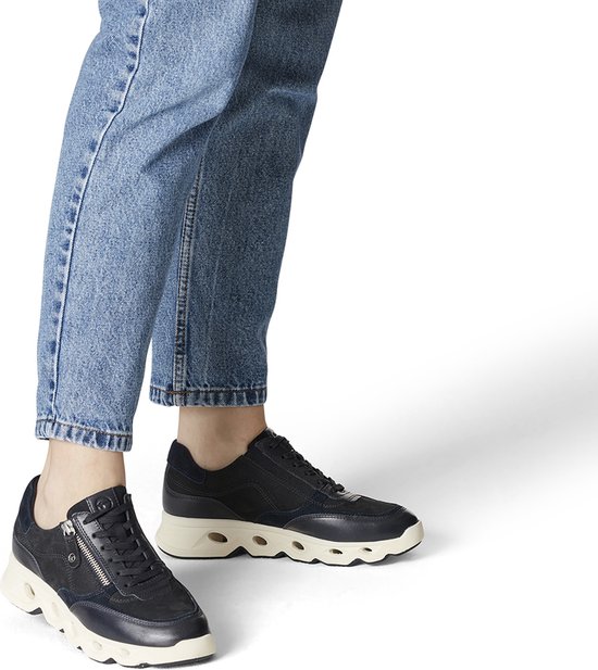 Tamaris Pure Relax Dames Sneakers NAVY NUBUC
