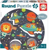 EDUCA - Puzzel - Ruimte ronde puzzel 28 stuks