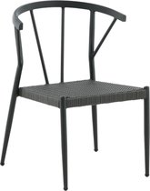 Chaise de jardin empilable Stina noire.