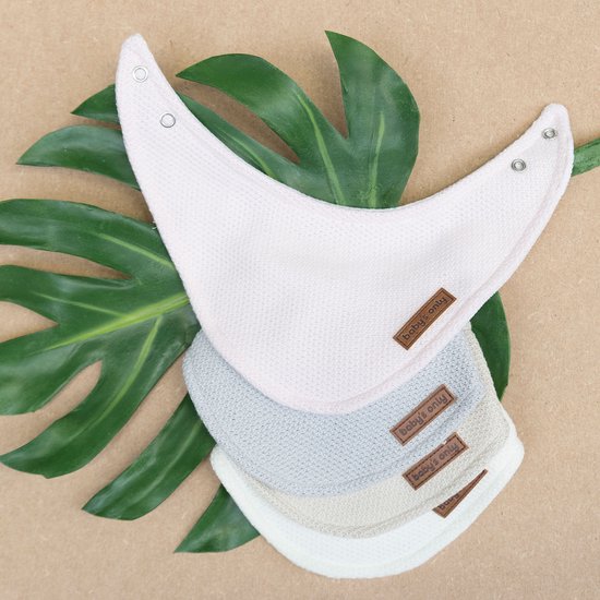 Baby's Only Bandana slab - Slabber Classic - Stonegreen - 0-8 maanden - Verstelbaar in twee maten van Baby's Only — afbeelding 4