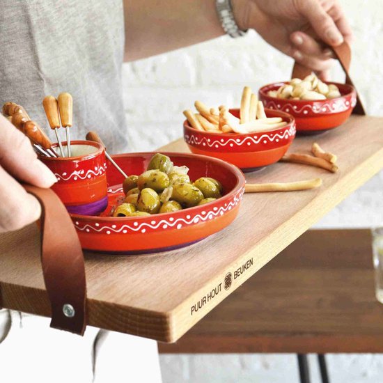 Bowls and Dishes Borrelplank Puur Hout Beuken Serveertray met