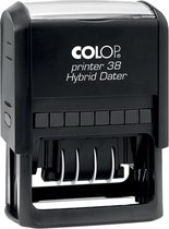 Colop EOS 38 hybrid dater stempel, zwart