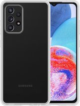 Hoesje Geschikt voor Samsung A23 Hoesje Siliconen Case - Hoes Geschikt voor Samsung Galaxy A23 Hoes Siliconen - Transparant
