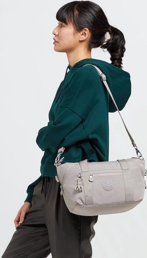 kipling Sac à main Sac à épaule bandoulière Basic Eyes Wide Open Art Mini Handbag Grey Gris