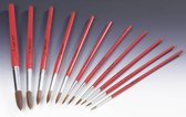 ZAHN Pinsel E10710-07 Brosse ronde Ponex 4 pièces