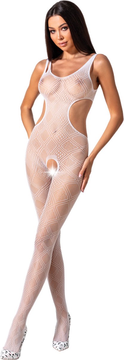 PASSION WOMAN BODYSTOCKINGS | Passion Woman Bs085 Bodystocking - White One Size