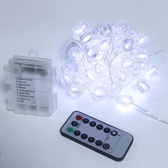 Lot de 10 2 m Fairy Light 20 LED Guirlande Lumineuse Fée à Pôles