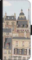 Casimoda® bookcase - Geschikt voor iPhone 11 - Hoesje met pasjeshouder - Parijs - Multi - Kunstleer