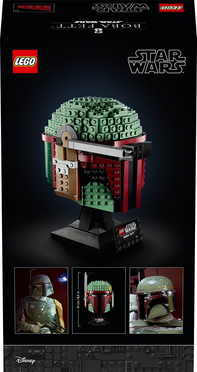LEGO Star Wars Boba Fett helm 75277 — afbeelding 8