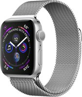 Convient pour Apple Watch 8 Strap Milanese (45 mm) - Bracelet de montre adapté pour Apple Watch 8 Strap avec fermoir magnétique - Argent