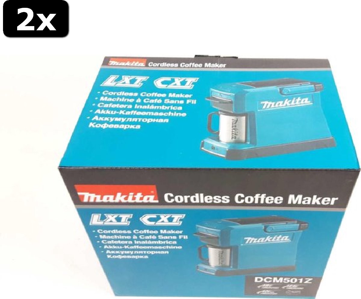 Machine à café sans fil Makita DCM501Z, sans batterie ni chargeur