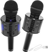 Microphone Bluetooth karaoké avec haut-parleur - Sans fil - Bluetooth 4 - Zwart