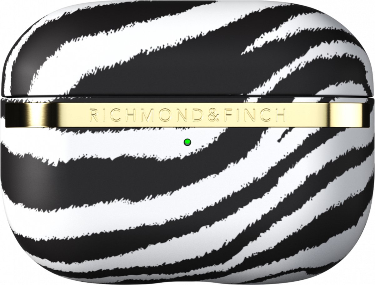 Richmond & Finch, Airpods hoesje voor Airpods Pro Samba Aantrekkelijk, Wit / Zwart