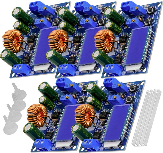 Convertisseur DC-DC Mini560 - Réducteur De Tension 5-20V Vers 3.3V - Haute Efficacité 99% - Pack De 6 Modules