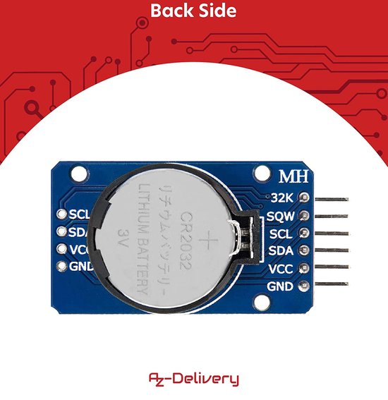 AZDelivery 5 x Real Time Clock RTC DS3231 I2C compatibel met Arduino Inclusief EBook! bol