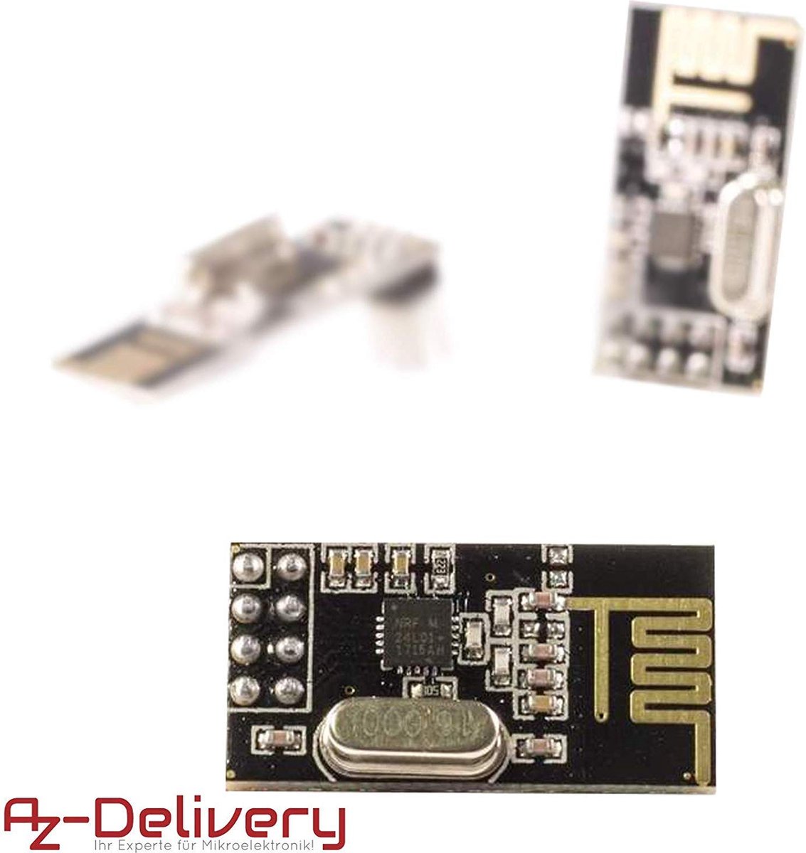 AZDelivery 10 x NRF24L01 met 2,4 GHz Draadloze Module compatibel met ...