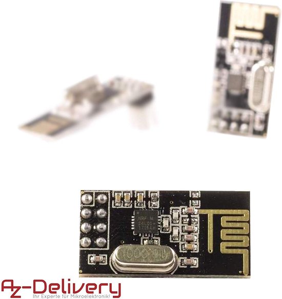 AZDelivery 10 x NRF24L01 met 2,4 GHz Draadloze Module compatibel met ...