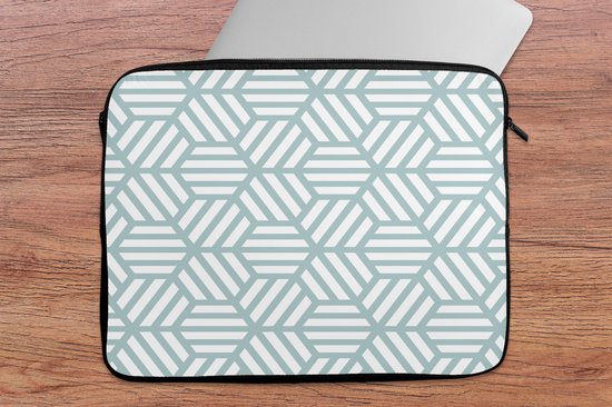 Housse pour ordinateur portable - Sacoche pour ordinateur portable - Design - Vert - Motifs - Ordinateur portable - 17 pouces - Housse pour ordinateur portable