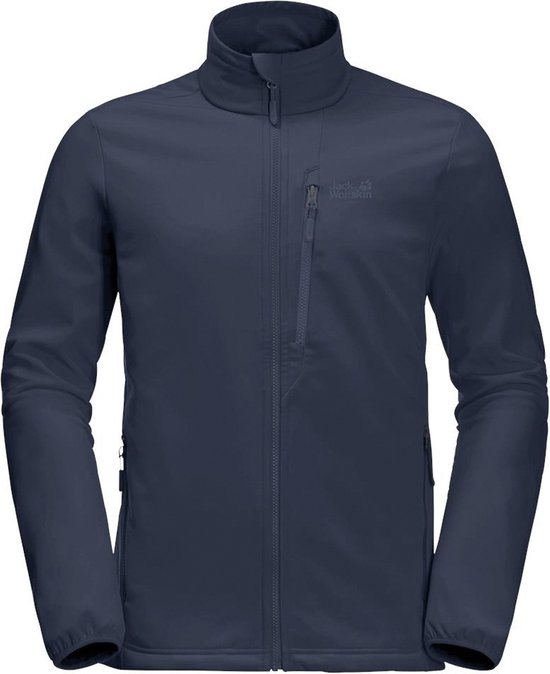 BWOLF Grin Softshellvest voor heren, outdoor softshell-vest voor heren, werkvest, softshell heren, gevoerd, grijs, 4XL