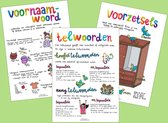 Educatieve poster voor in school - Voordeelset Taal (Deel 2) (3 posters) (A3-formaat)