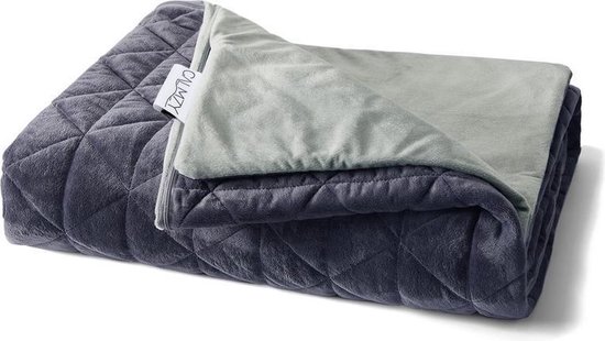 Calmzy Superior Soft - Duvet cover - Verzwaringsdeken hoes - 150 x 200 cm - Superzacht - Comfortabel - Fleece Charcoal/grijs