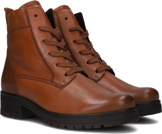Gabor 095.1 Veterboots - Laarzen Met Veters - Dames - Cognac - Maat 38 |  bol.com