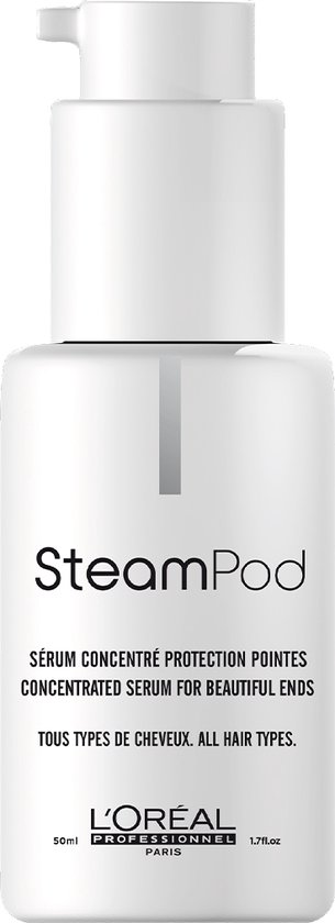 welvaart Opknappen beest L'Oréal Professionnel Steampod Serum – Beschermende anti-frizz serum - 50  ml | bol.com