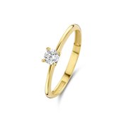 Beloro Jewels Monte Napoleone Ring Femme 9 carats - Doré - 15,25 mm / taille 48