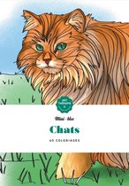Mini Bloc Chats 60 Coloriages - Art Therapie - Kleurboek voor volwassenen
