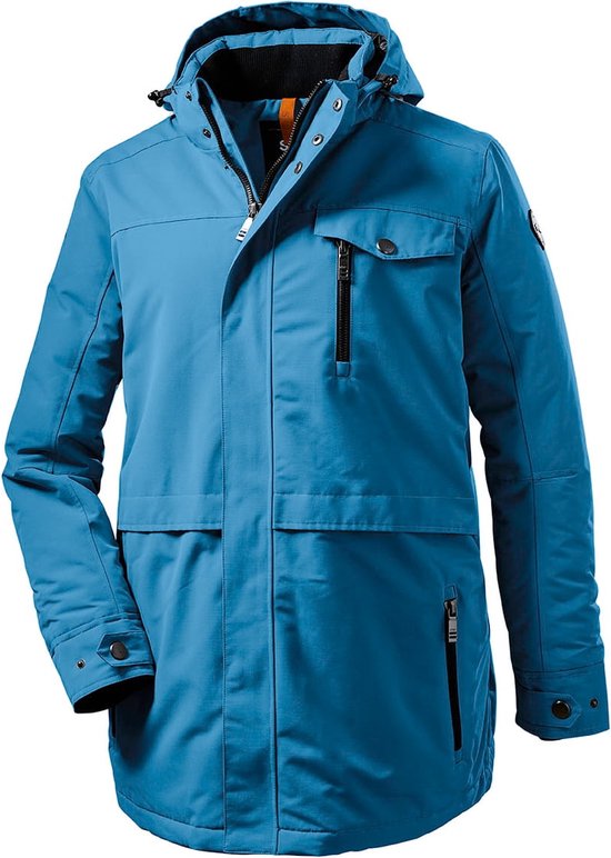 Parka veste d'hiver pour hommes Stoy - veste d'hiver fonctionnelle - 36006 - bleu - parka - taille 3XL