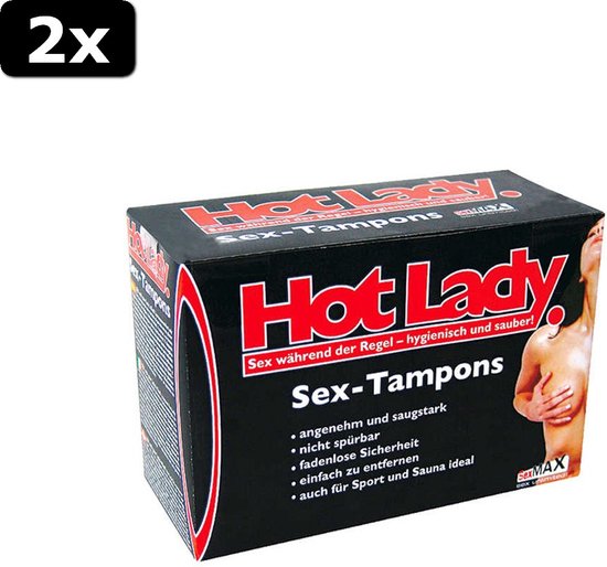 2x Hot Lady Sex Tampons 8 Stuks