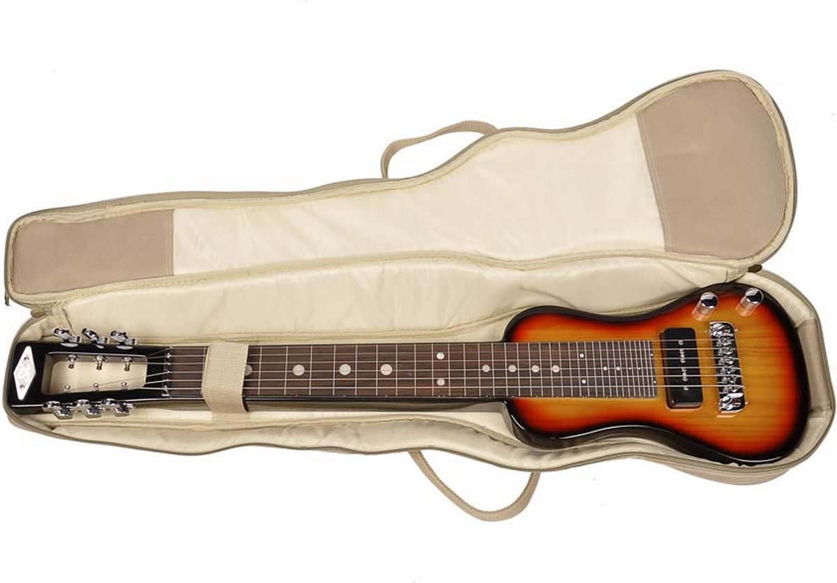 Lapsteel gitaar SX LG2ASH3TS Sunburst incl. tas en driepoot standaard