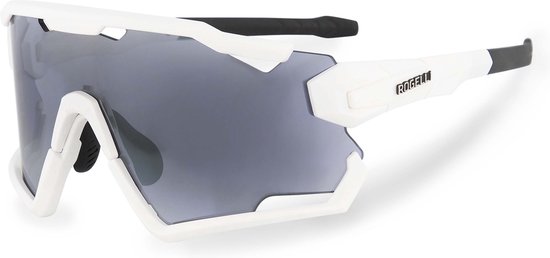 Rogelli Switch Sportbril - Fietsbril - Unisex - Wit - Maat ONE SIZE