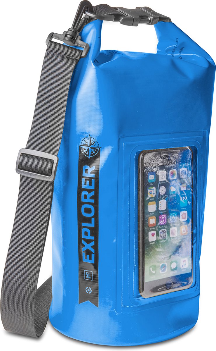 Celly Drybag Explorer 5 Liter 17 X 38 Cm Pvc Blauw