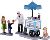Lemax - Chariot de crème glacée Happy Scoops, Set de 5 - Maisons de Noël & Villages de Villages de Noël