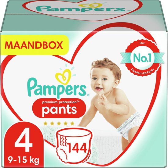 Literaire kunsten Robijn tevredenheid Pampers - Premium Protection Pants - Maat 4 - Maandbox - 144 broekjes -  Voordeel | bol.com