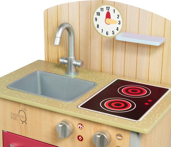 Teamson Kids Klassiek Houten Speelkeuken - Kinderspeelgoed - Rollenspel Speelgoed - Hout van Teamson Kids — afbeelding 4