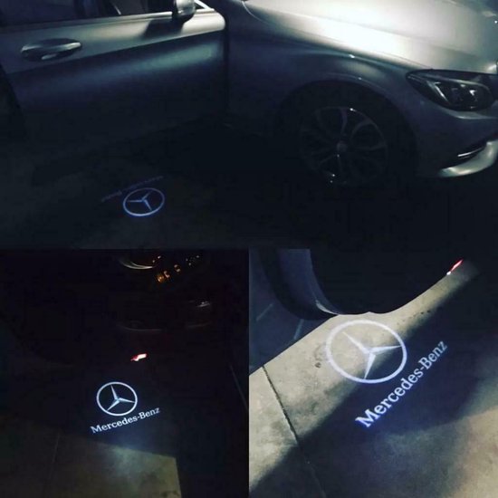 Mercedes Deur Logo Projector Portier voertuigverlichting Auto deur