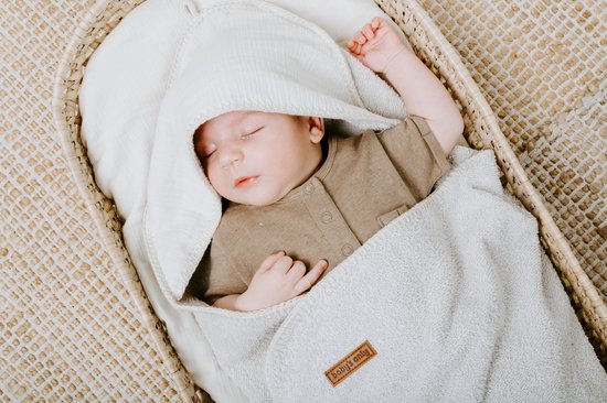 Van God Barmhartig Vroeg Baby's Only Baby badcape - Omslagdoek - Handdoek met capuchon Breeze - Warm  Linen -... | bol.com