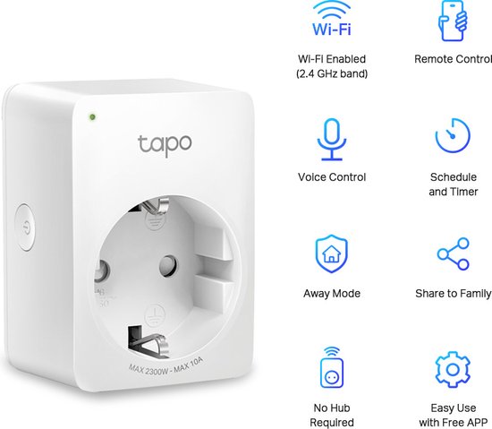 Tapo P100 Slimme Stekker - Nederland- 4 pack