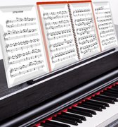 4 pages pliant Musique Score bobine dossier pratique piano Papier A4 feuille fichier stockage Boek